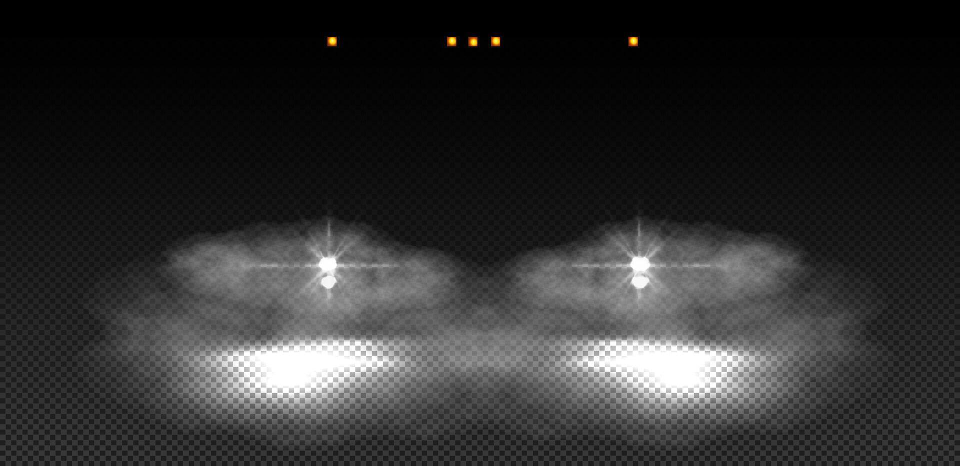 Bright light beams create a dramatic atmosphere with fog effects in a darkened space during a performance at night vector