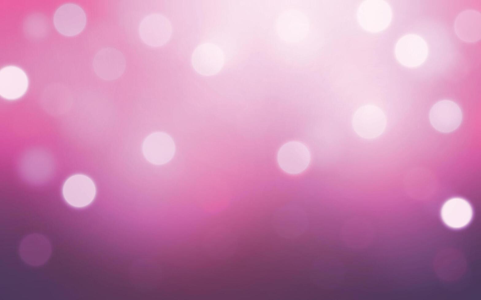 Romantic Pink Bokeh Light Background Soft and dreamy blur circles in a magenta and violet gradient. Backgrounds decoration vector