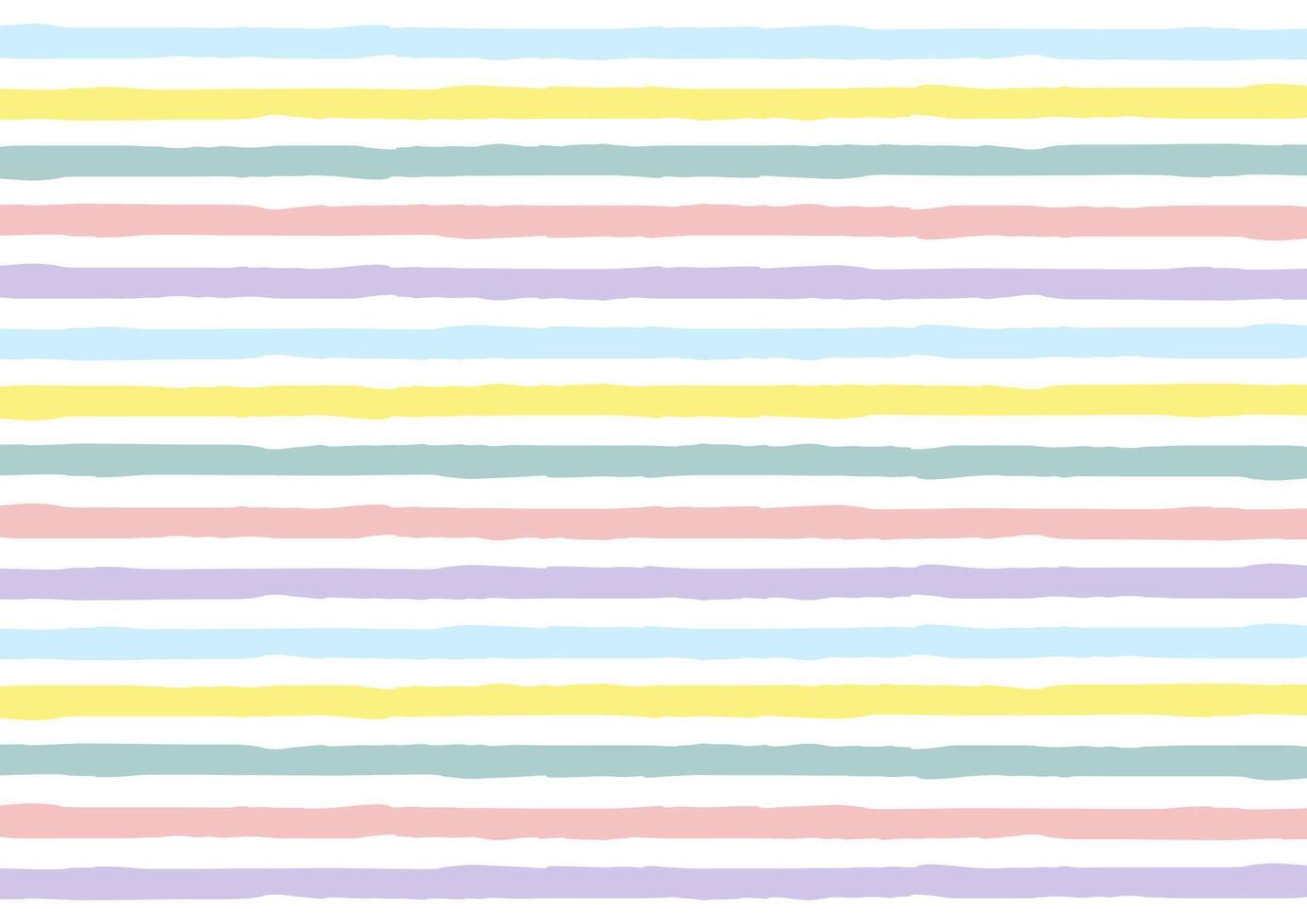 hand drawn stripes with colorful design vector