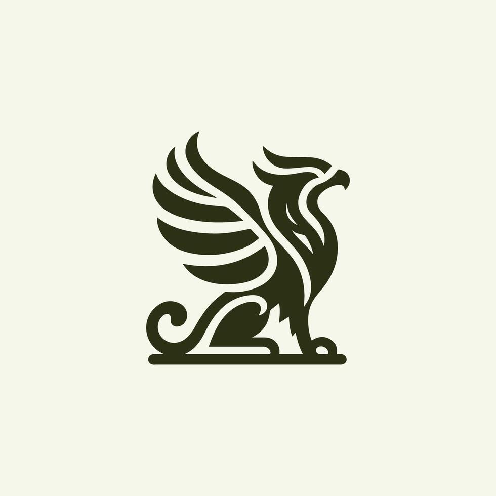 Mythical Griffin Logo vector