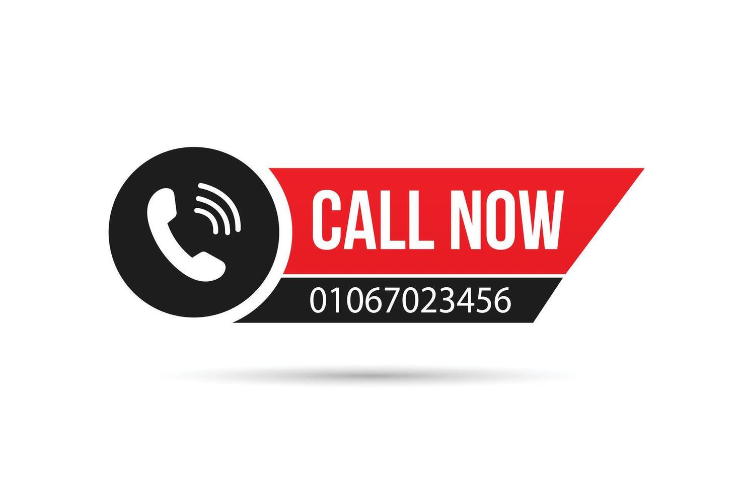 call us now premium banner design vector