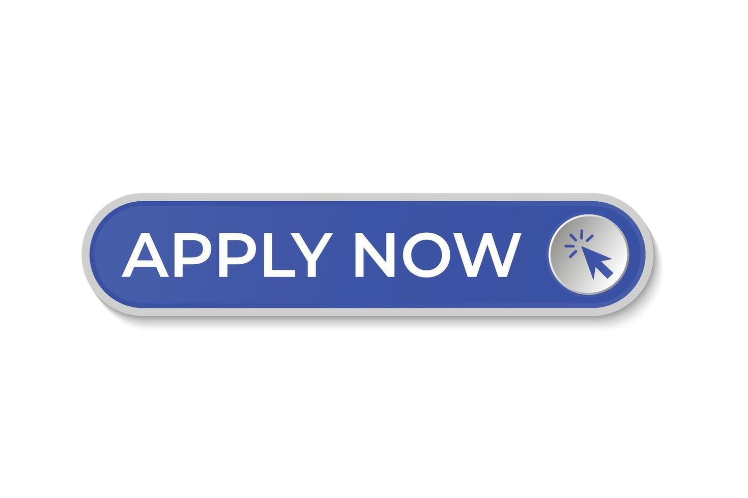 Apply now design illustration with button vector
