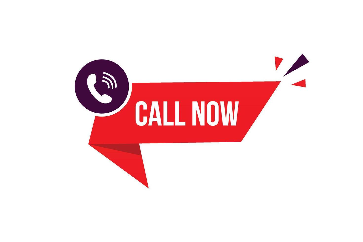 call us now design vector