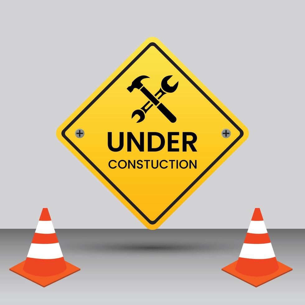 under construction design illustrations vector