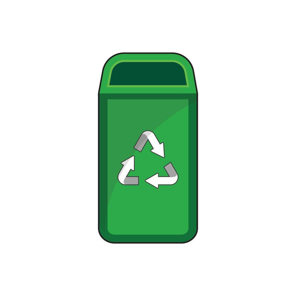 Reduce, Reuse, Recycle Bin Design vector