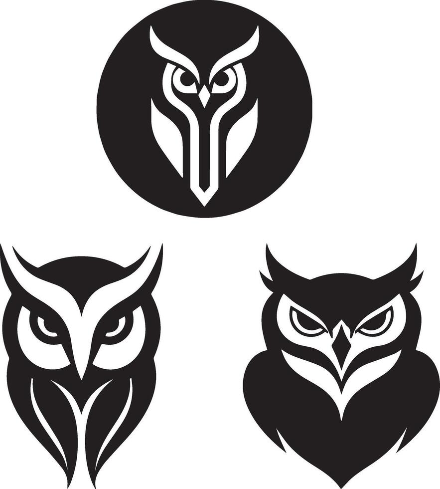 Owl design icon that's perfect for smart, modern branding today vector