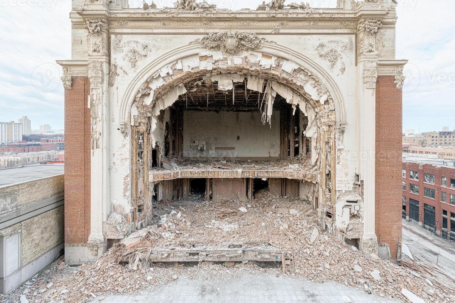 The theater is being demolished photo