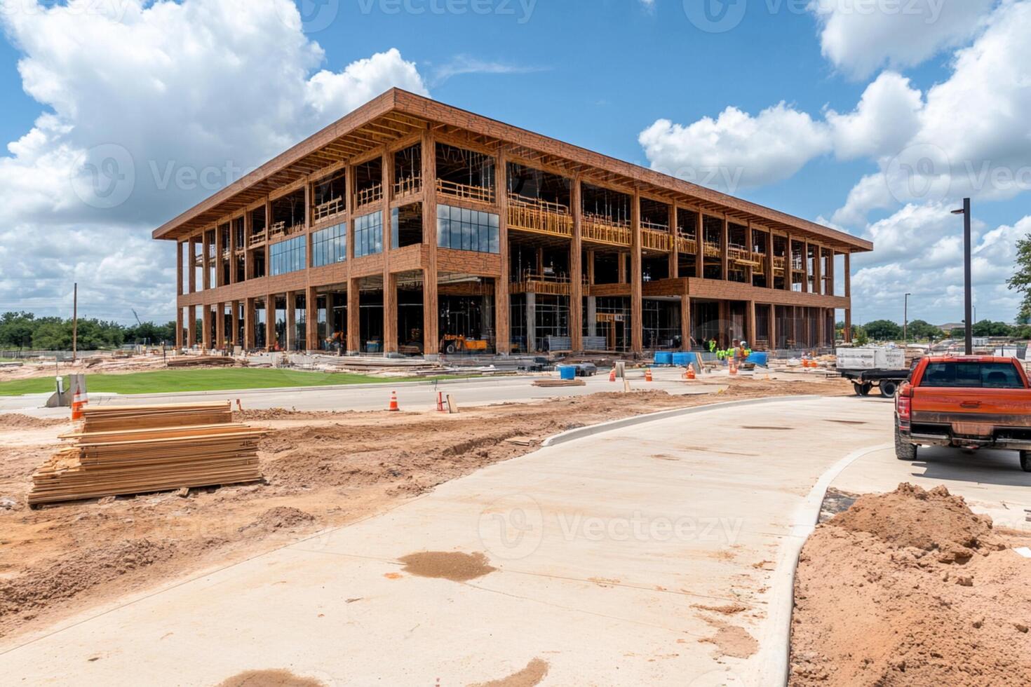 The new building is under construction at the university of texas at austin photo