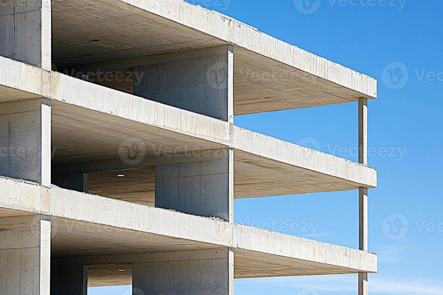 A building with concrete floors photo