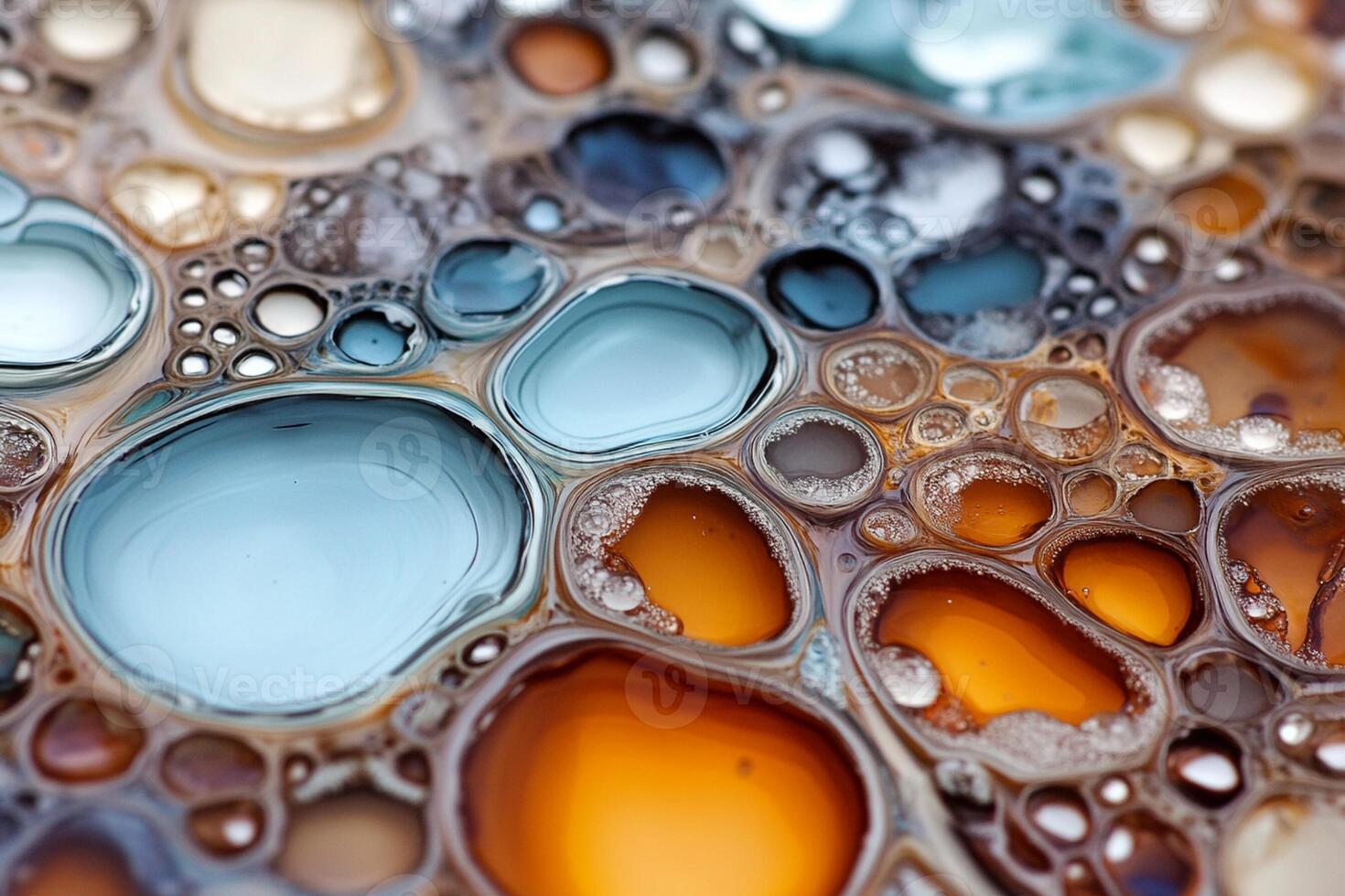 A close up of a colorful and colorful liquid photo