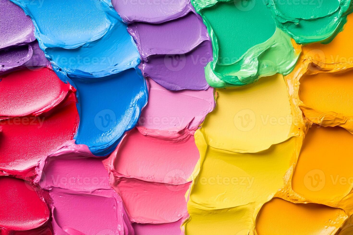 Colorful paint on a canvas background photo