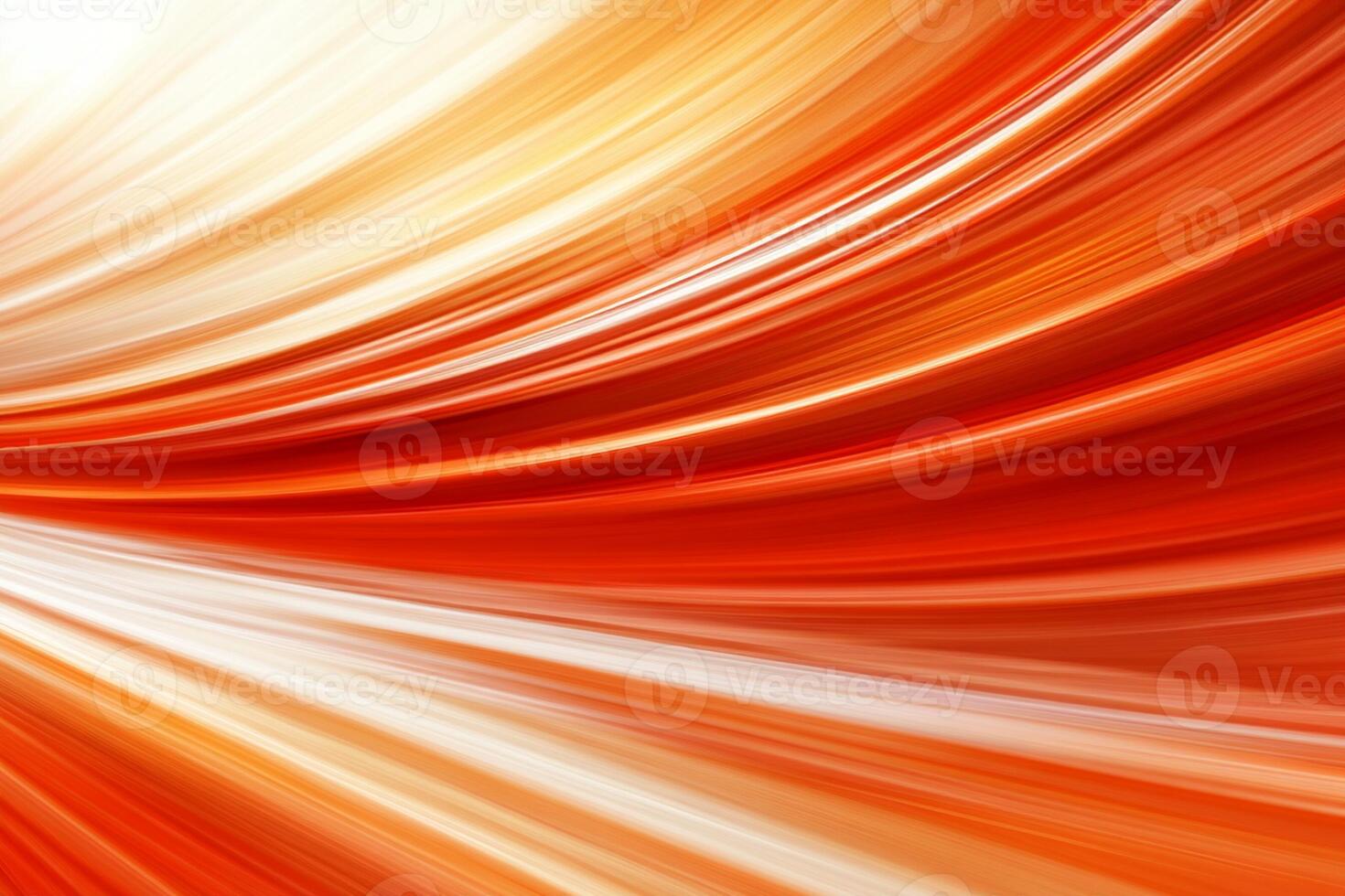 Abstract orange and white background with waves photo