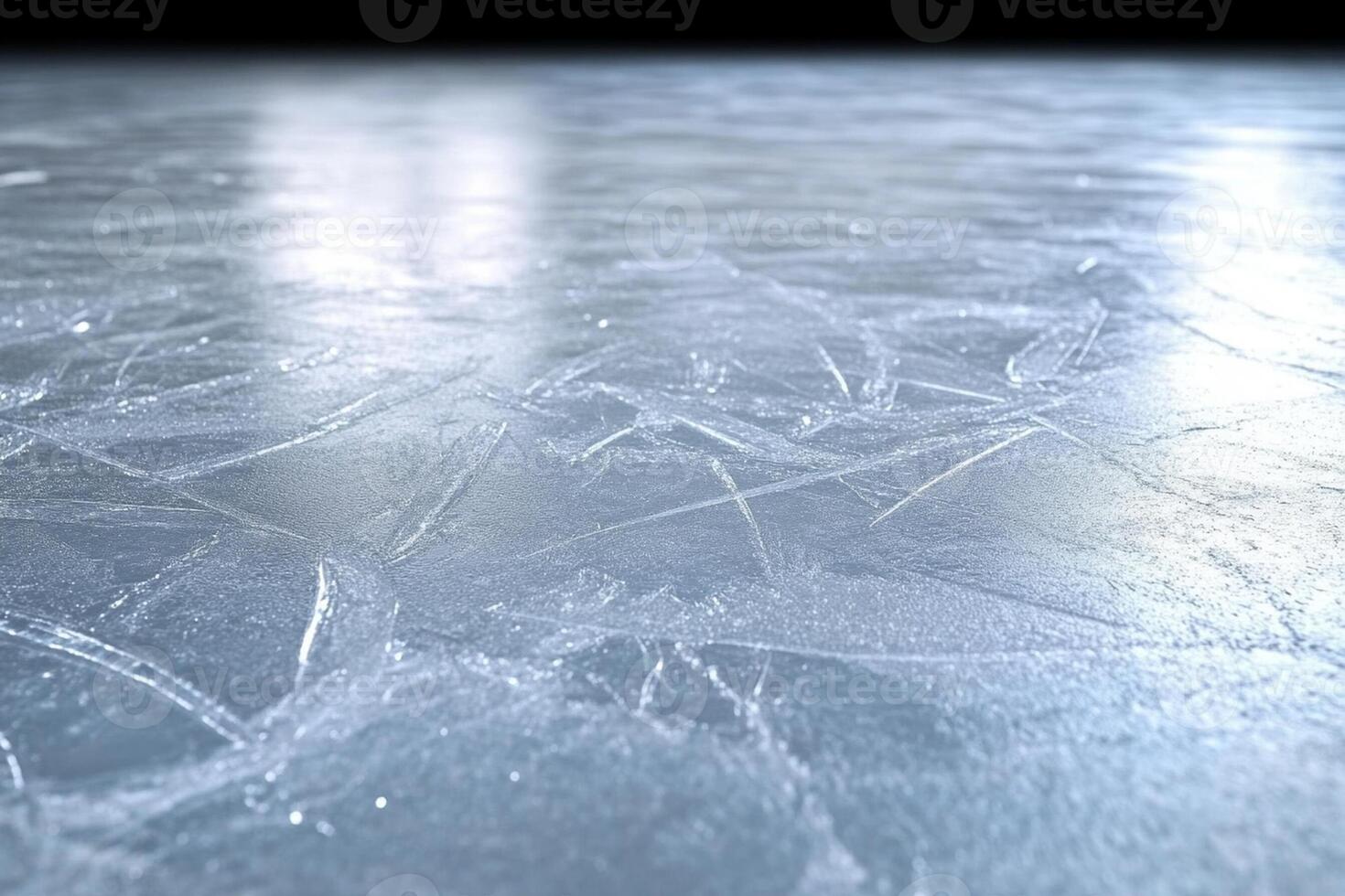 Ice rink background 3d render photo