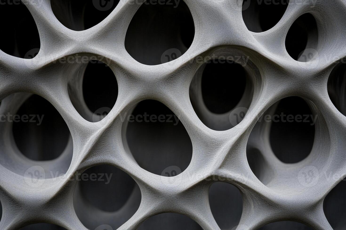 A close up of a white wall with holes photo