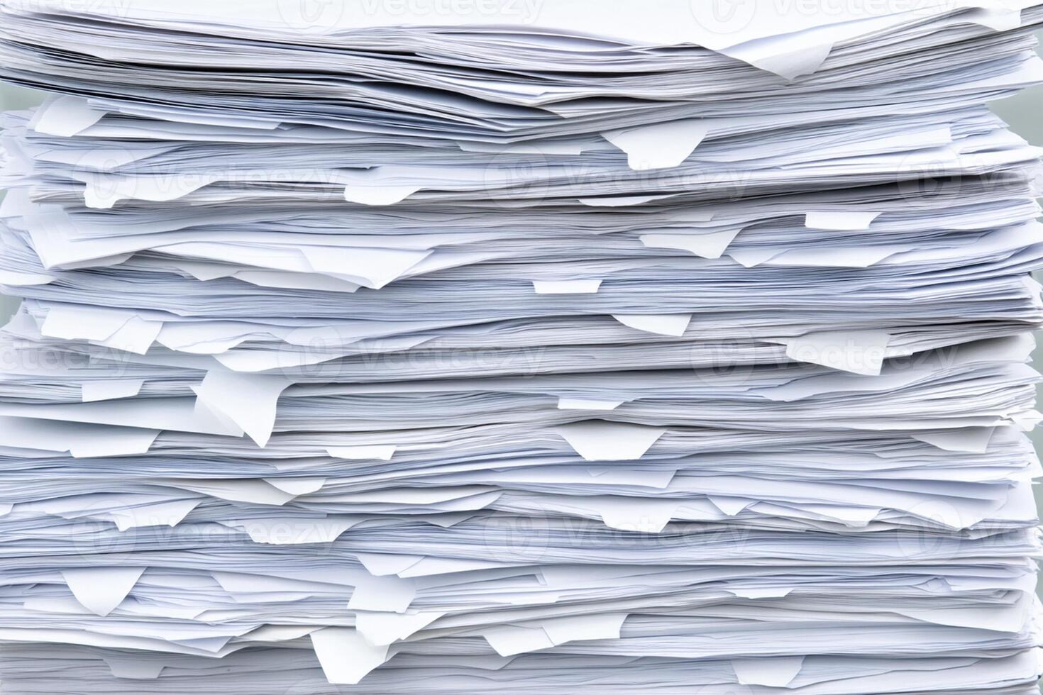 A stack of papers is shown in the photo