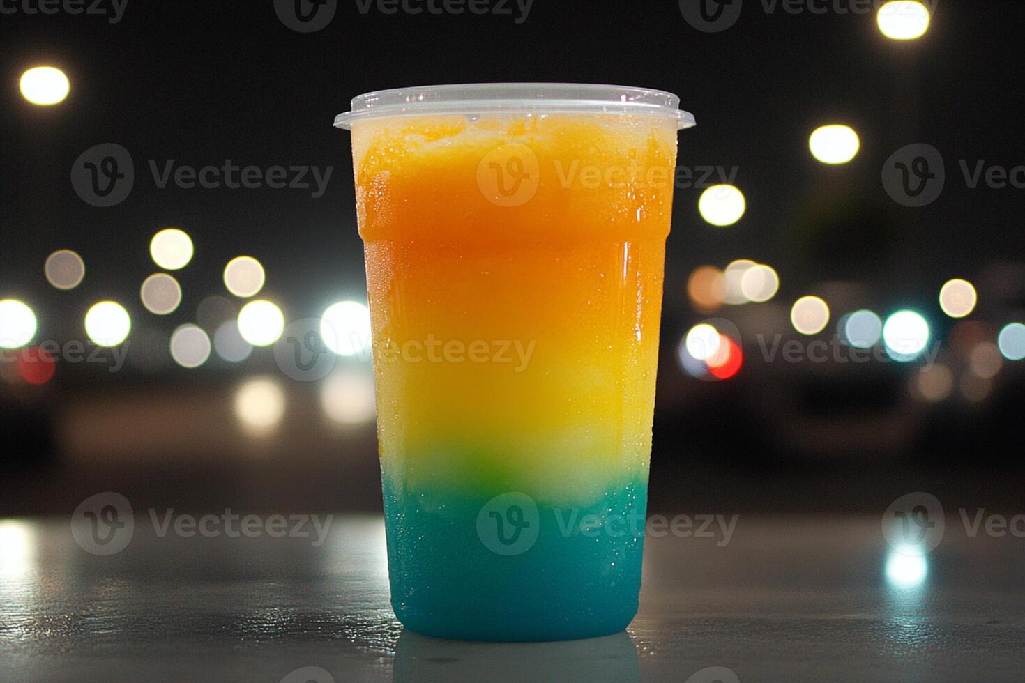 A drink with a straw photo