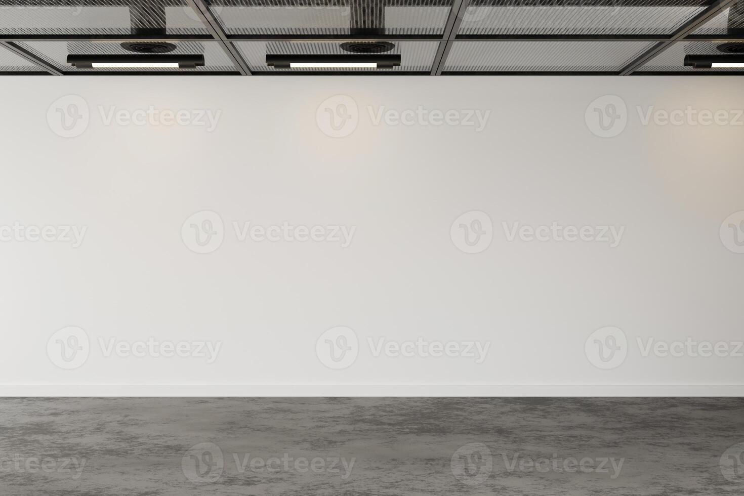 This rendering showcases a spacious, empty room designed for creative layouts and decorating possibilities. The minimalist style emphasizes clean lines and ample space photo