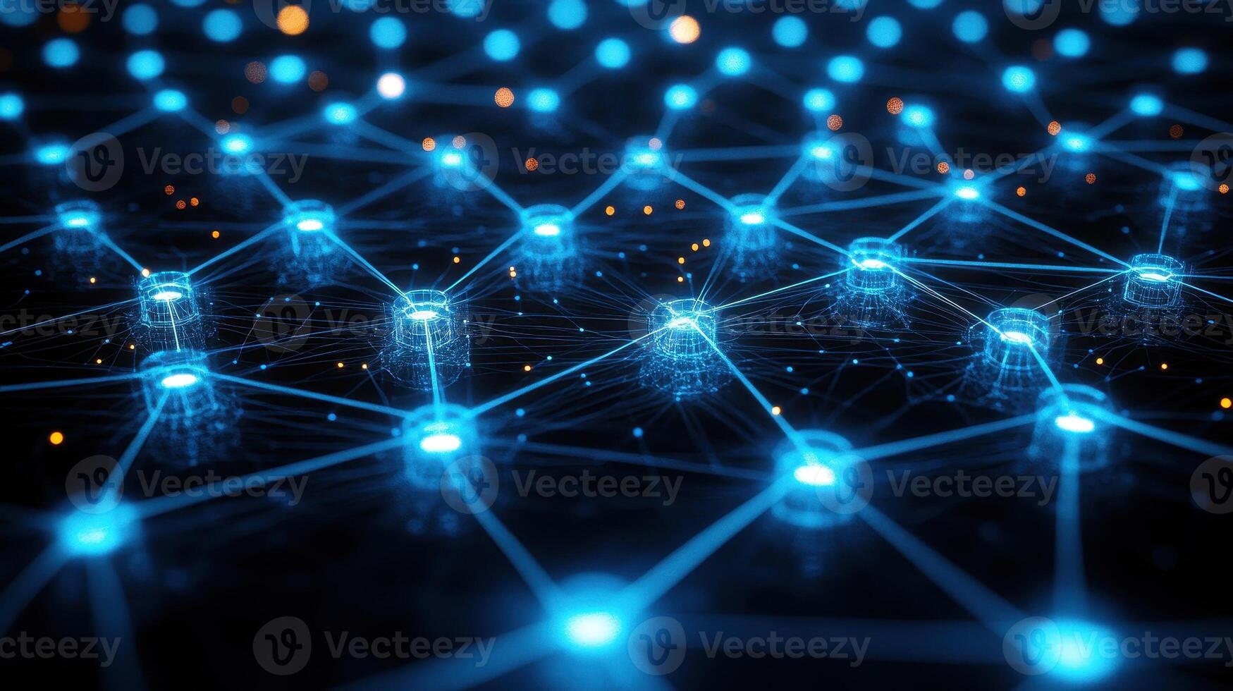 Global Network Connections, Data Flow, Digital Technology Background photo