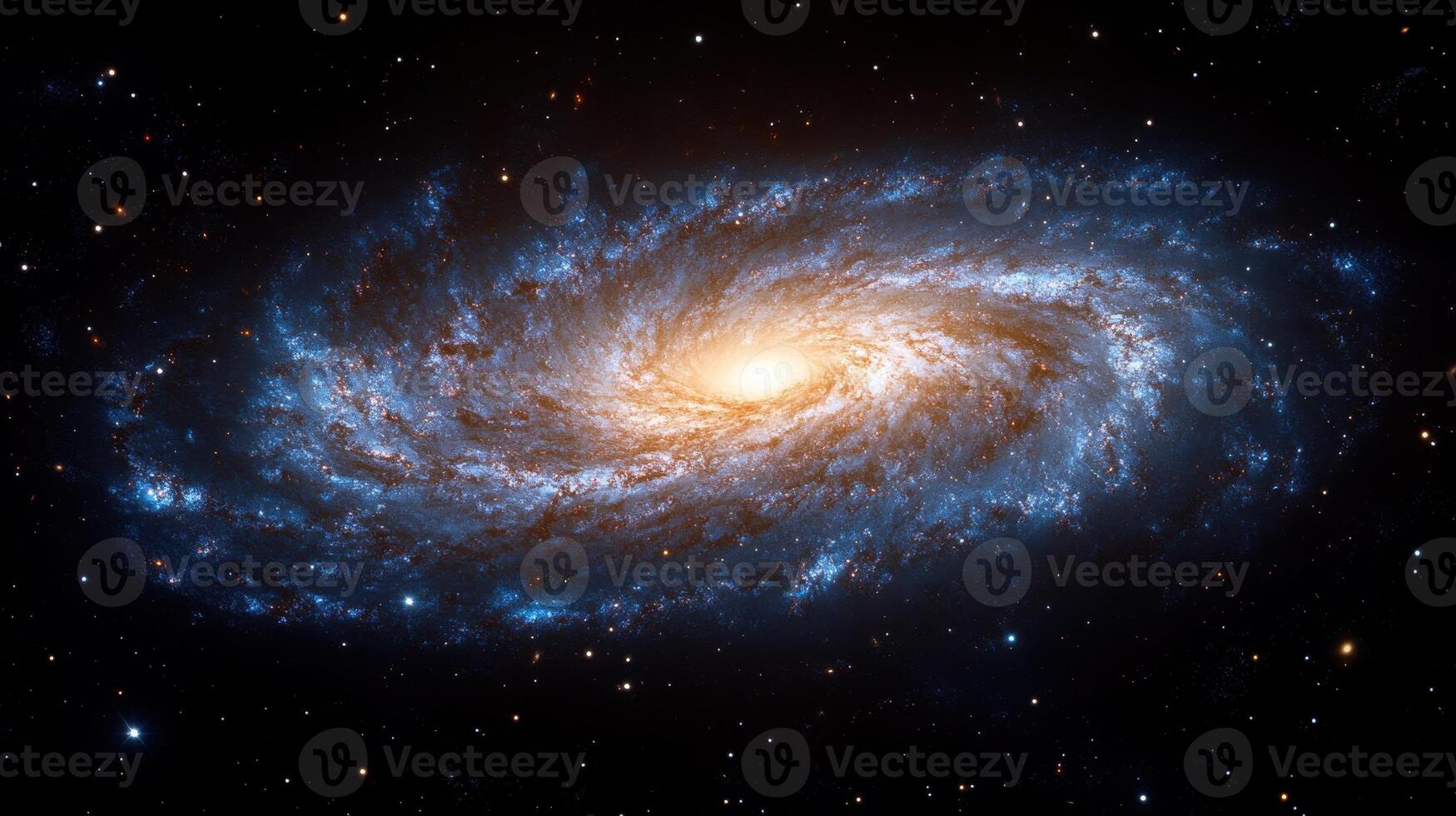 Spiral Galaxy, cosmic dust, stars, space background, astronomy photo