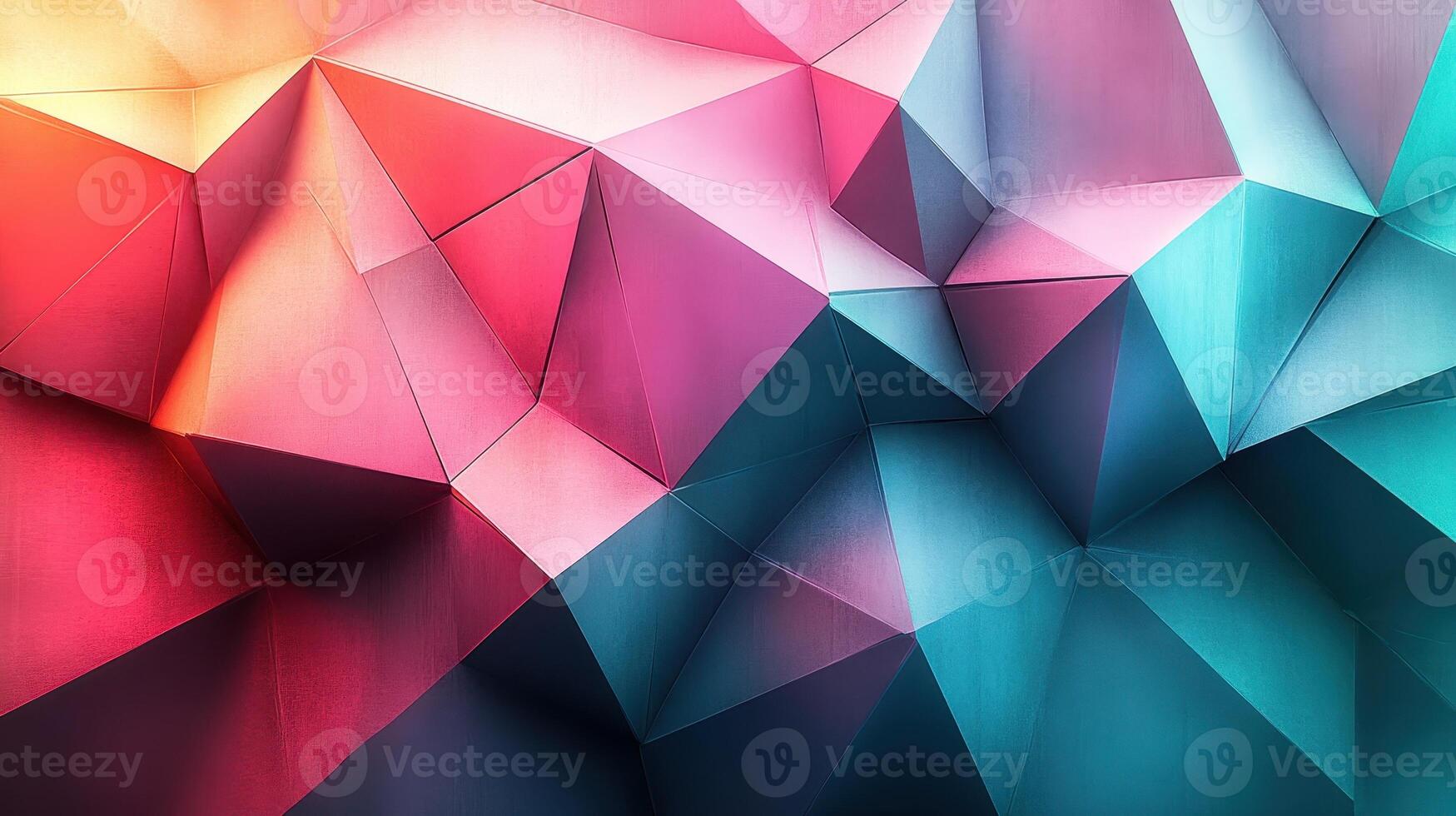 Abstract colorful low-poly background texture photo