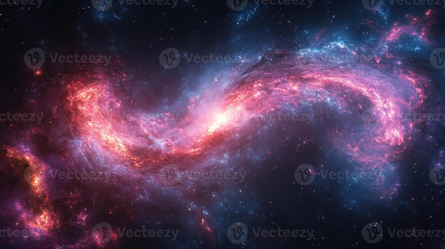 Cosmic swirl nebula, space, stars, background, astronomy photo