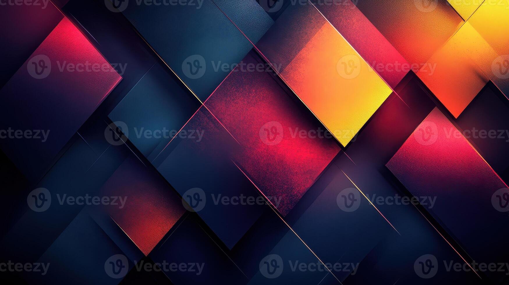 Abstract geometric design, vibrant colors, dark background, suitable for website backgrounds photo