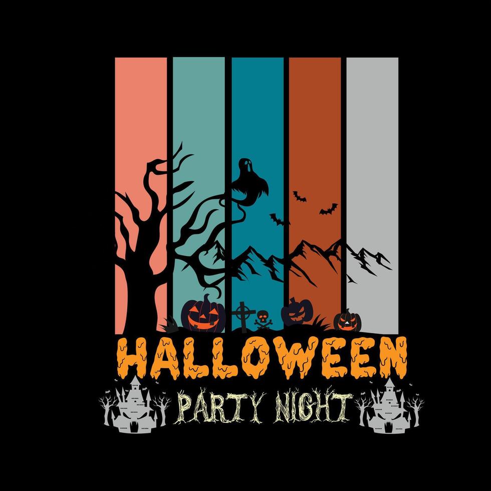 halloween t-shirt design vector
