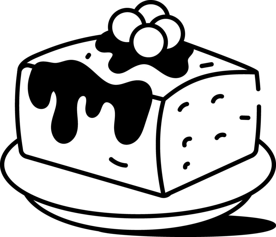 Hand drawn icon showing thanksgiving bread vector
