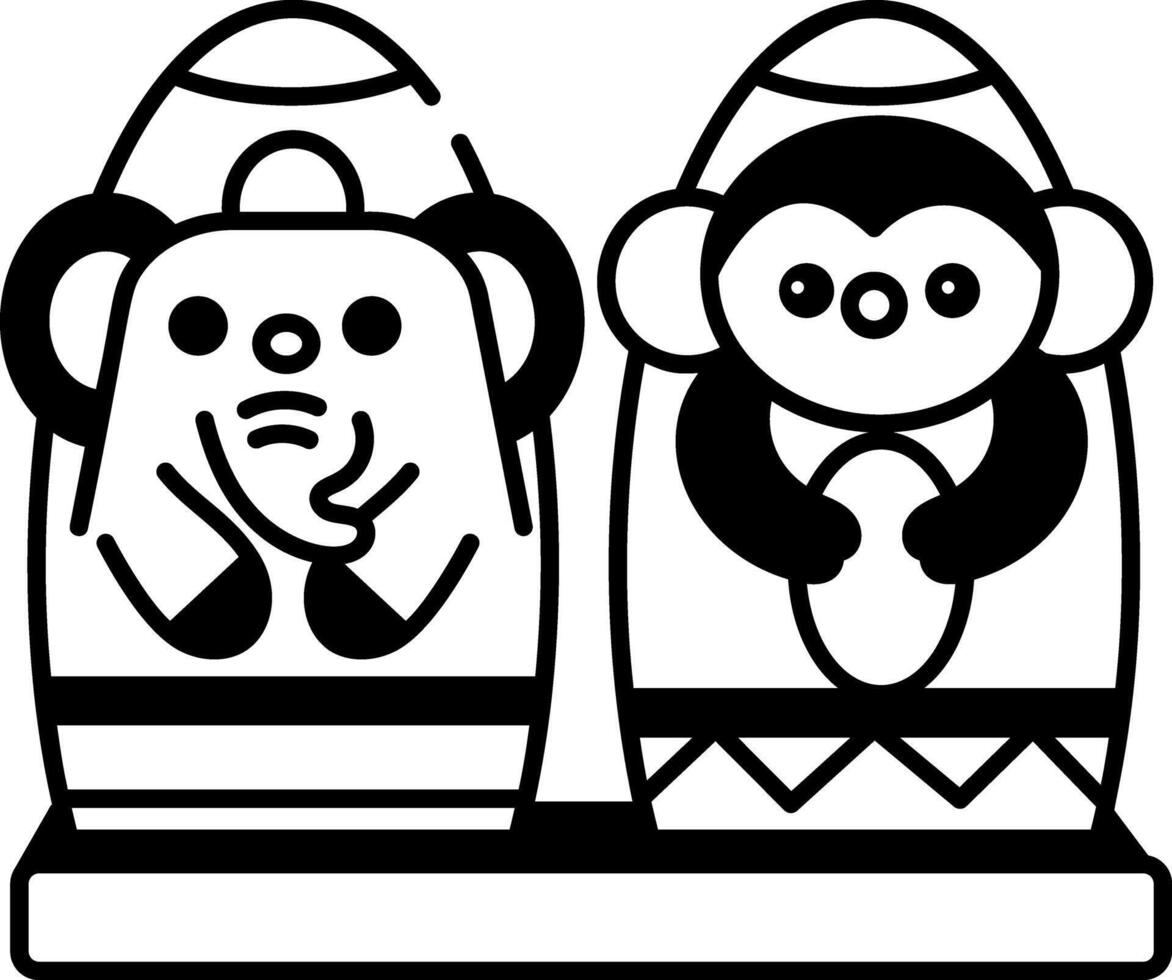 Drawing style icon depicting spice shakers set vector