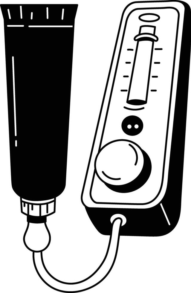 A hand drawn style illustration of oral care vector