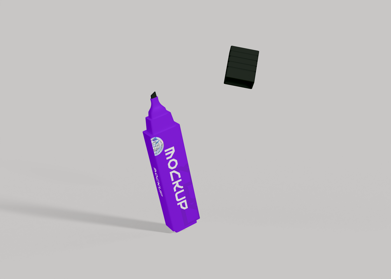 Marker Set Mockup psd