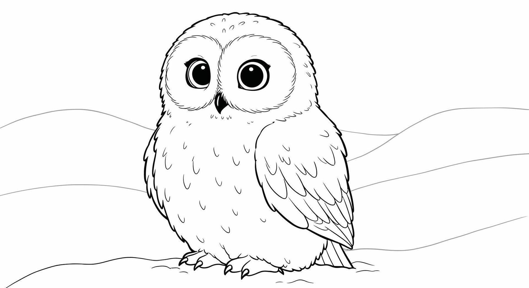 Snowy owl cartoon bird outline black and white illustration kids coloring page design project 65838811 Vector Art at Vecteezy snowy-owl-cartoon-bird-outline-black-and-white-illustration-kids-coloring-page-design-project-65838811-vector-art-at-vecteezy