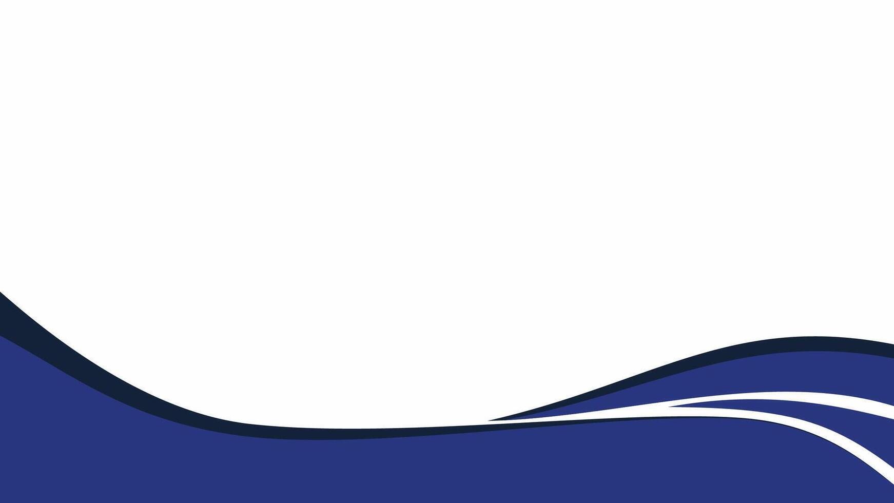 Abstract blue wave design with light motion vector