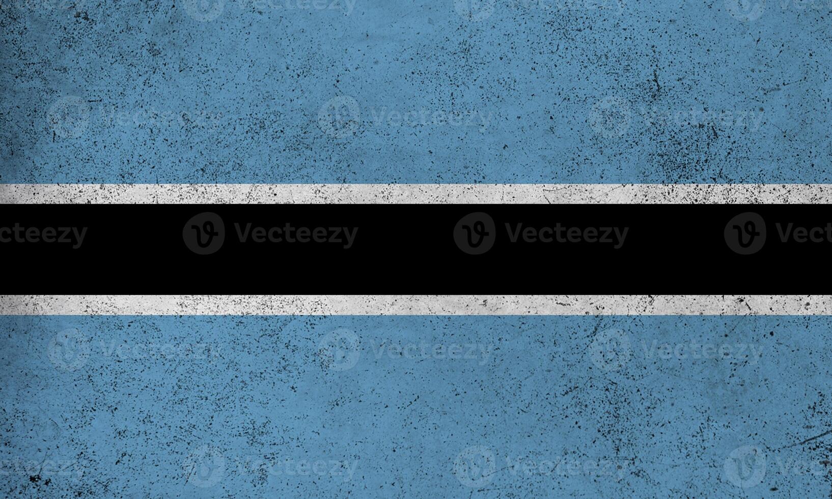 Flag Botswana grunge texture photo