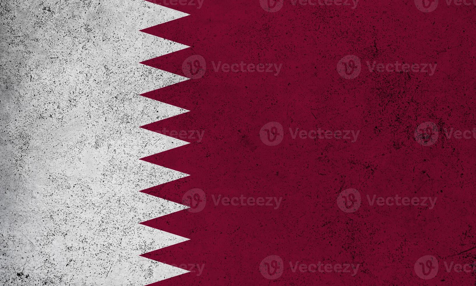 Flag Qatar grunge texture photo