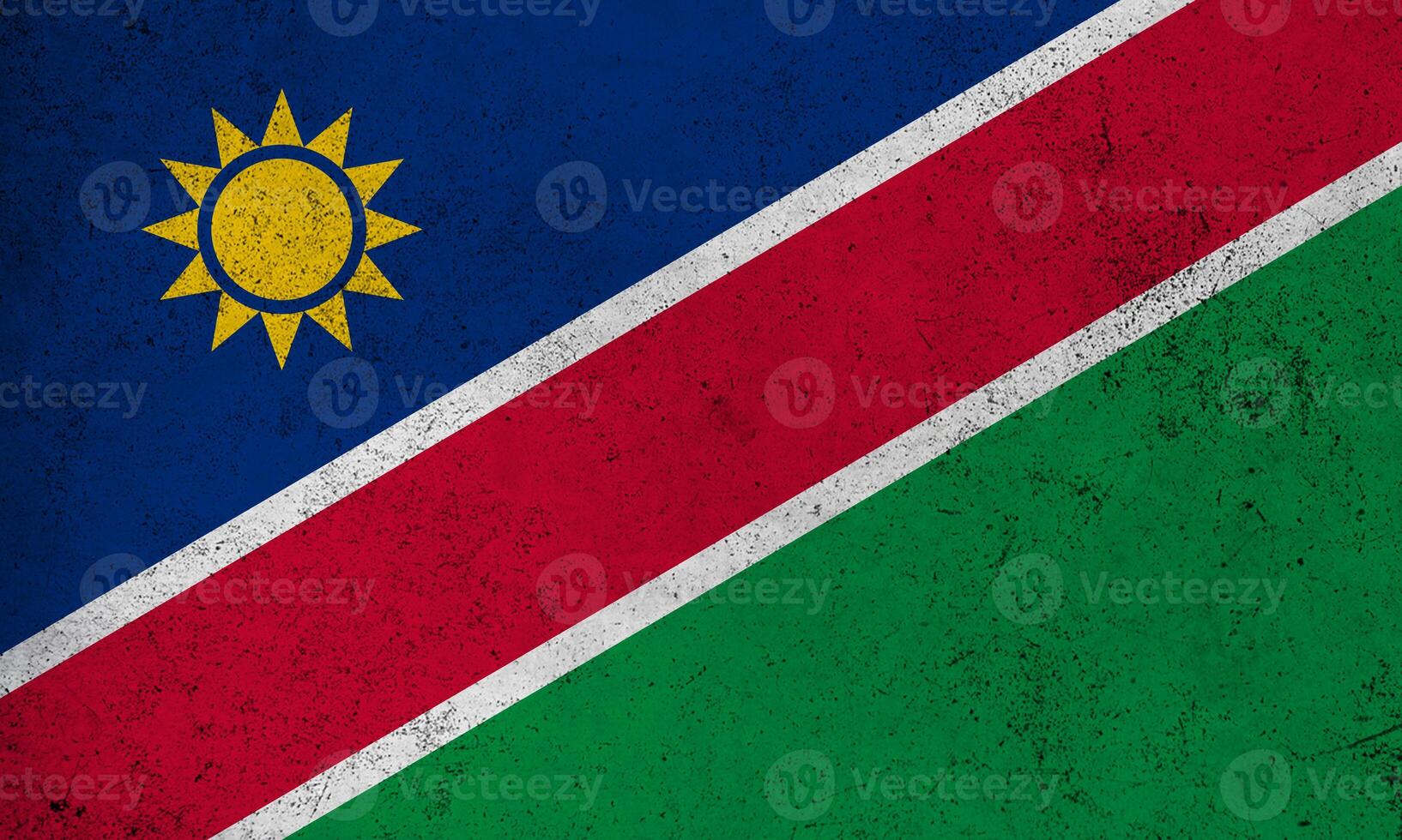 Flag Namibia grunge texture photo