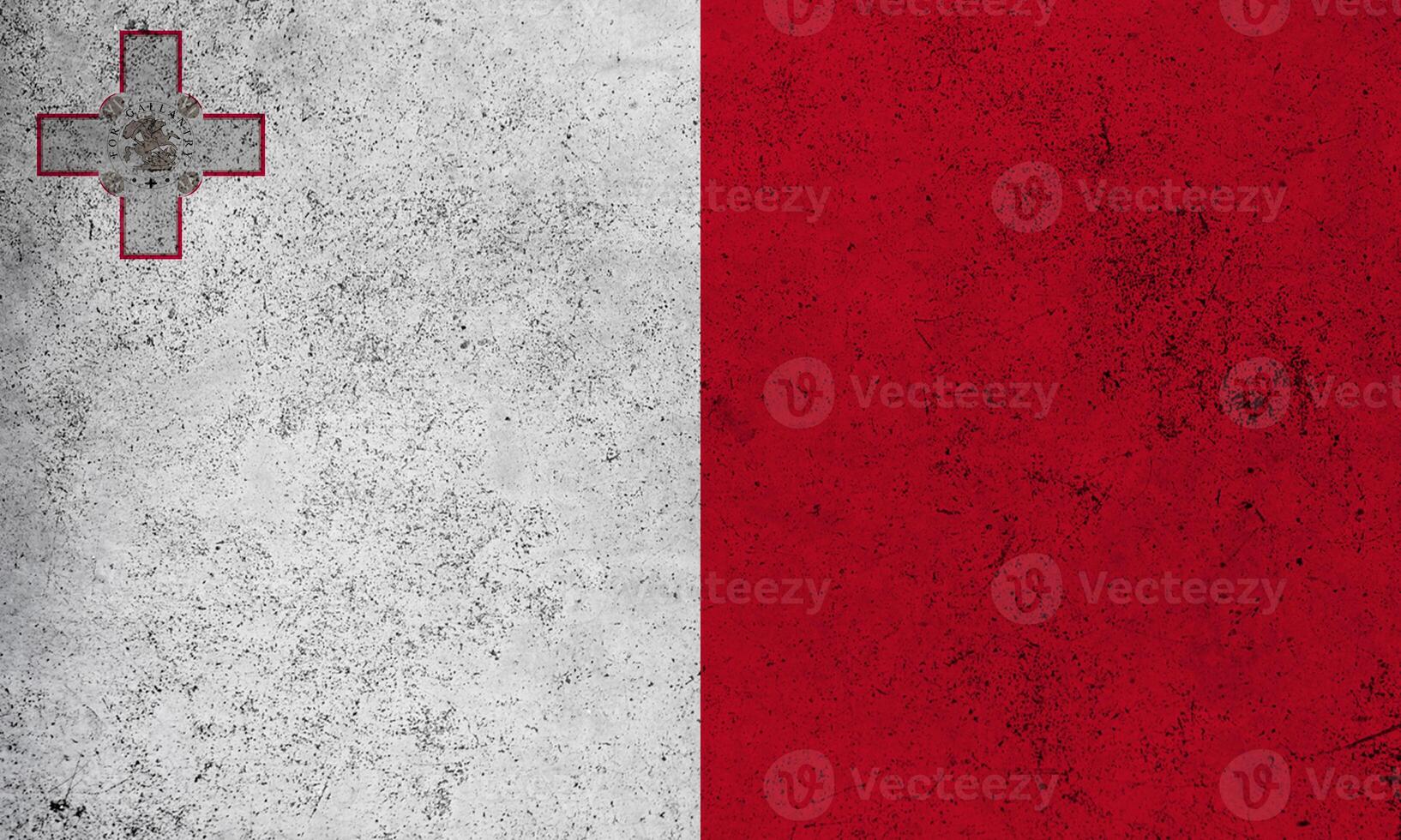 Flag Malta grunge texture photo