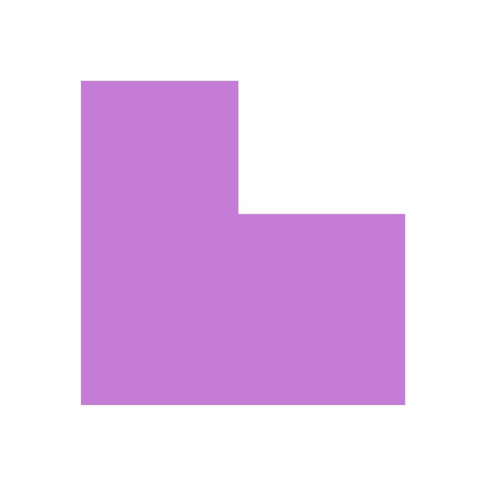 Brutalist abstract shape icon. Modern flat symbol element. Unique graphic decoration, contemporary aesthetic, and y2k inspired form. Ideal for minimalist art and bold decoration. vector