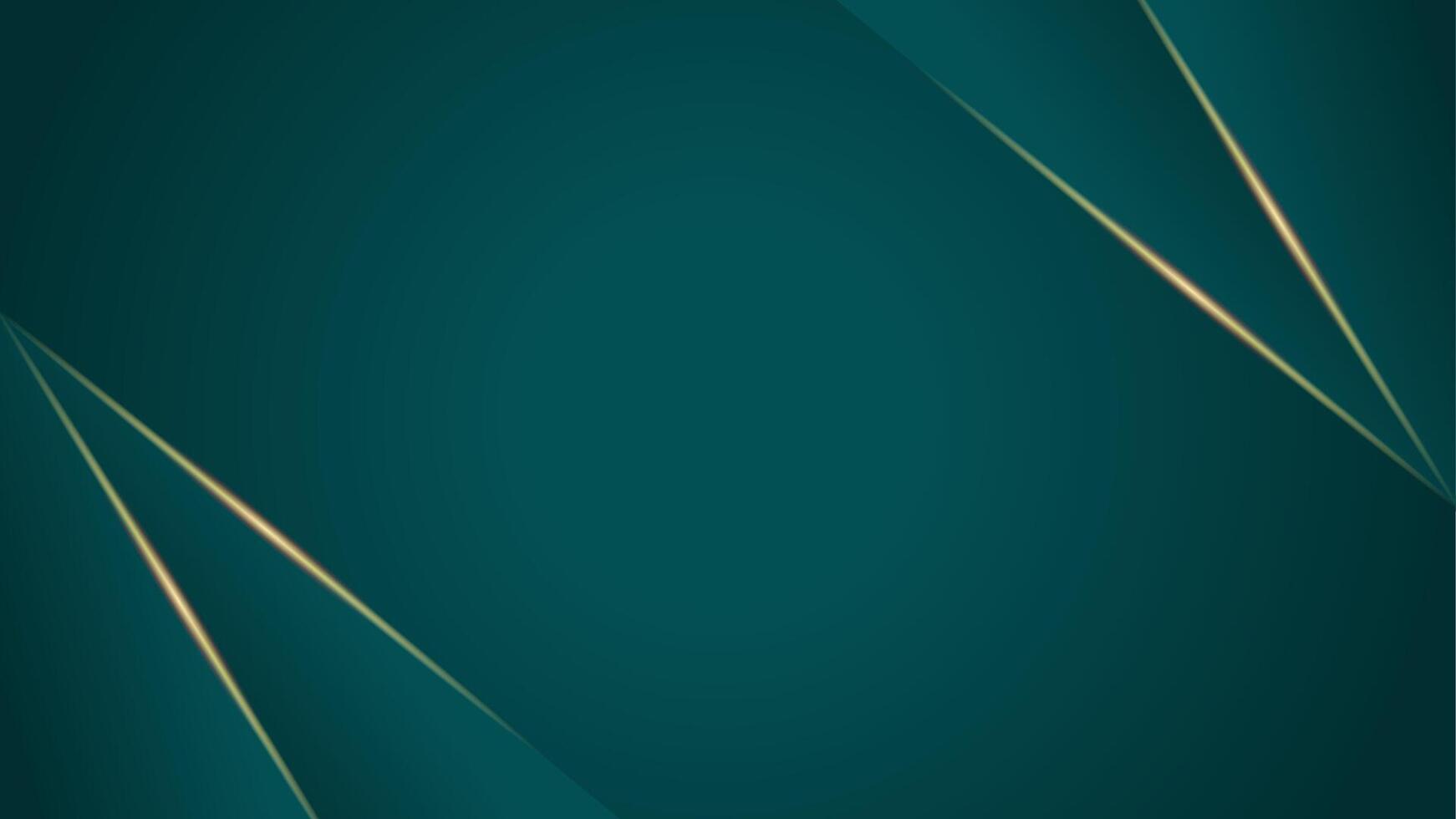 luxury abstract green polygonal background design vector
