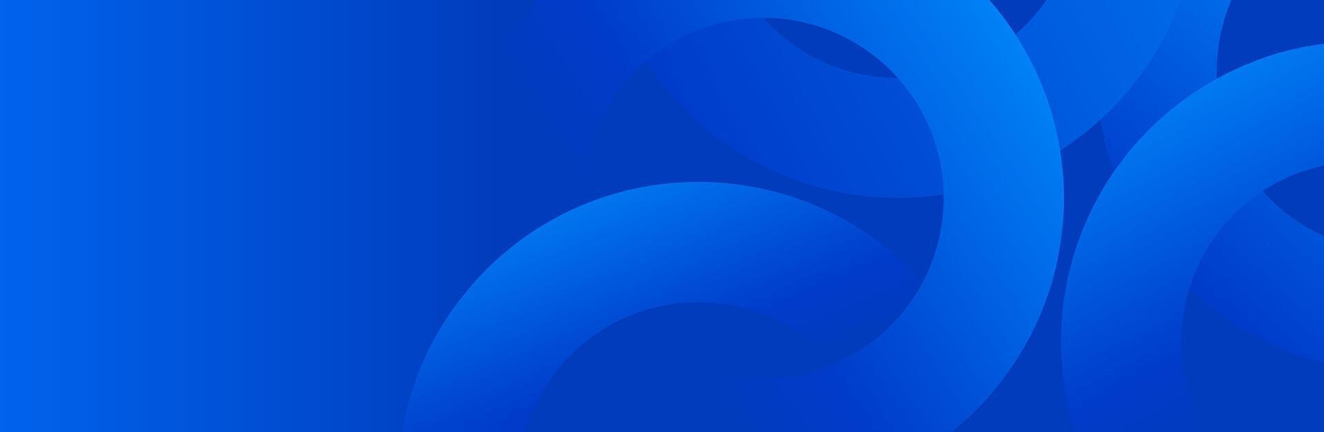 Blue gradient abstract circle shape background vector