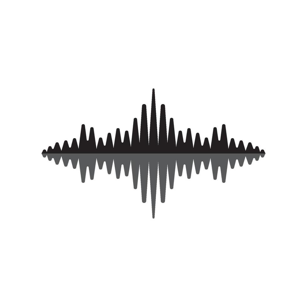 Sound wave Element icon vector