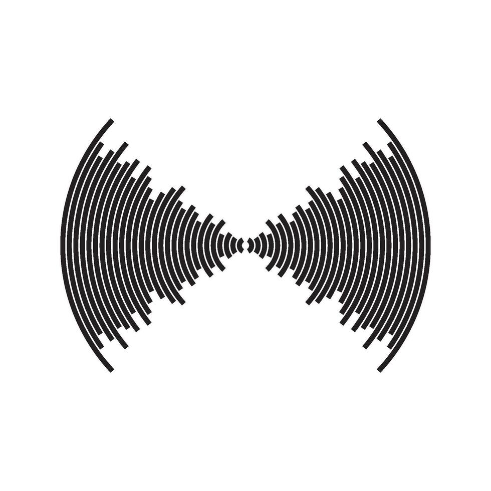 Sound wave icon design vector
