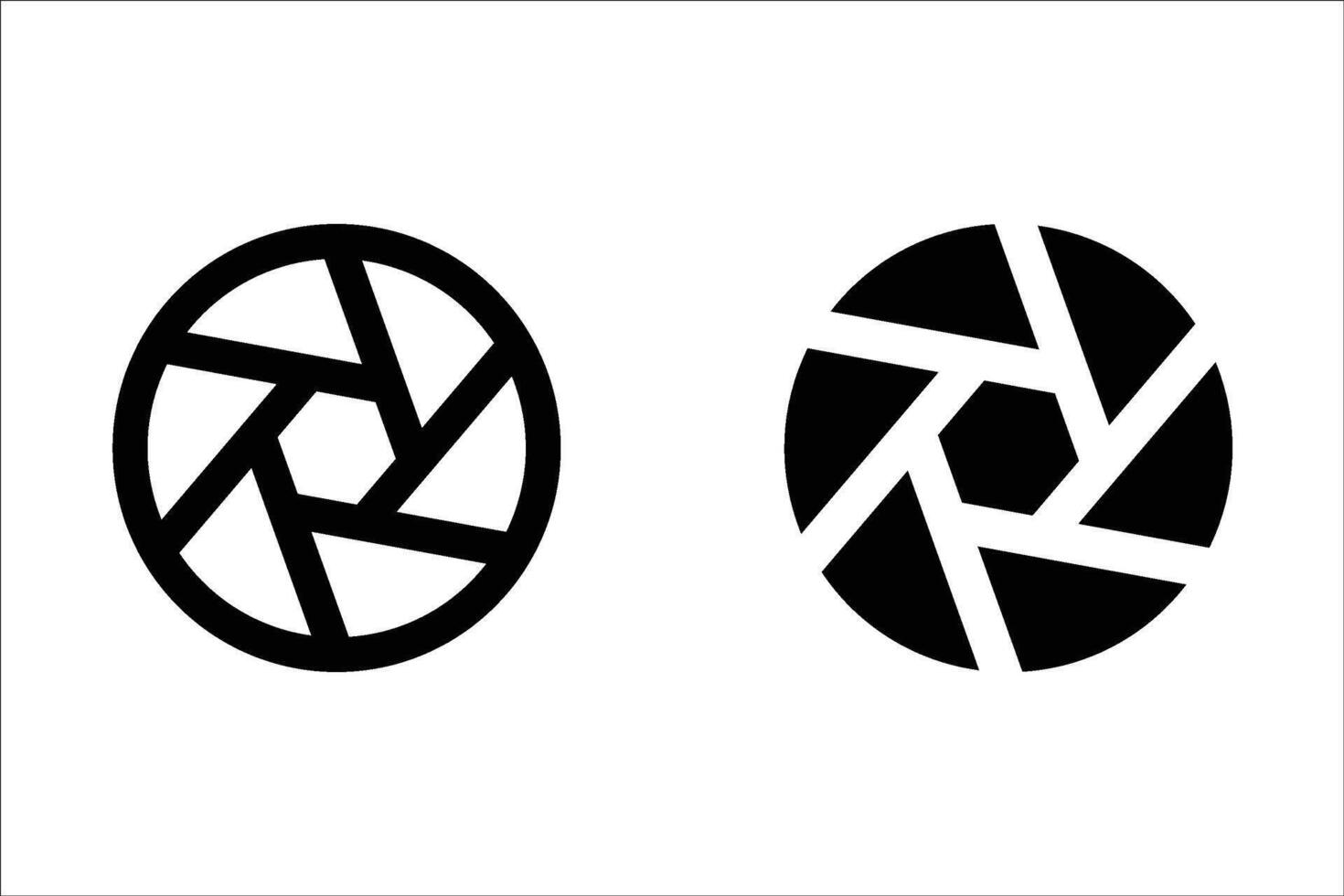 Aperture icon. Photography sign. illustration vector