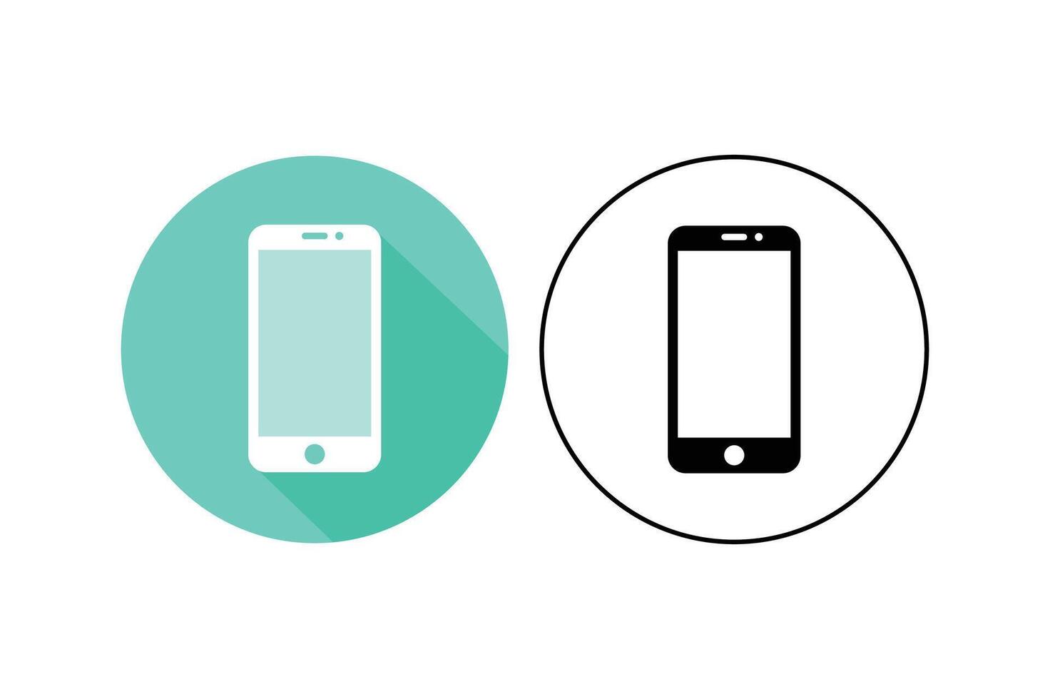 Flat Icons for Mobile Technology, smartphone flat icon, mobile phone flat icon, flat ui ux icon vector