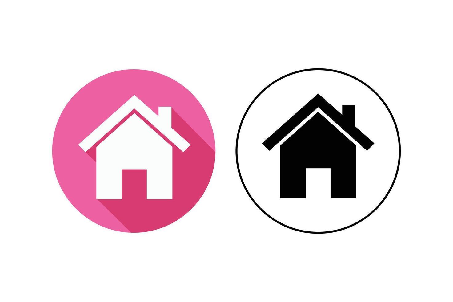 Home Page Icons for Web Design, home button icon, home icon for mobile apps, home navigation button icon vector