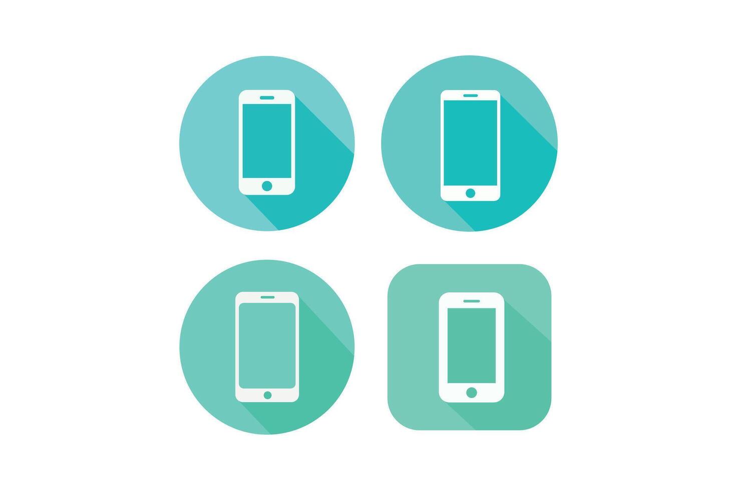 Mobile Phone Flat Icon Set, smartphone flat icon, mobile phone flat icon, flat ui ux icon vector