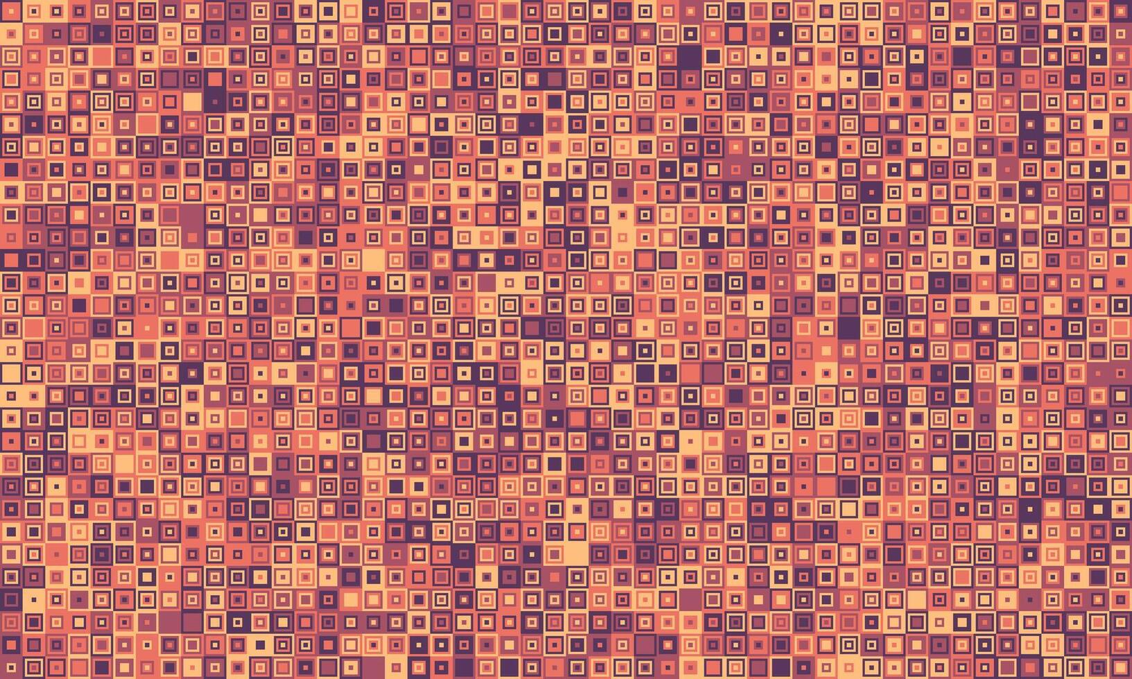 Intricate mosaic of diverse, subtly varying squares. Perfect for backgrounds, textures, or design elements conveying complexity, unity, or data visualization. vector