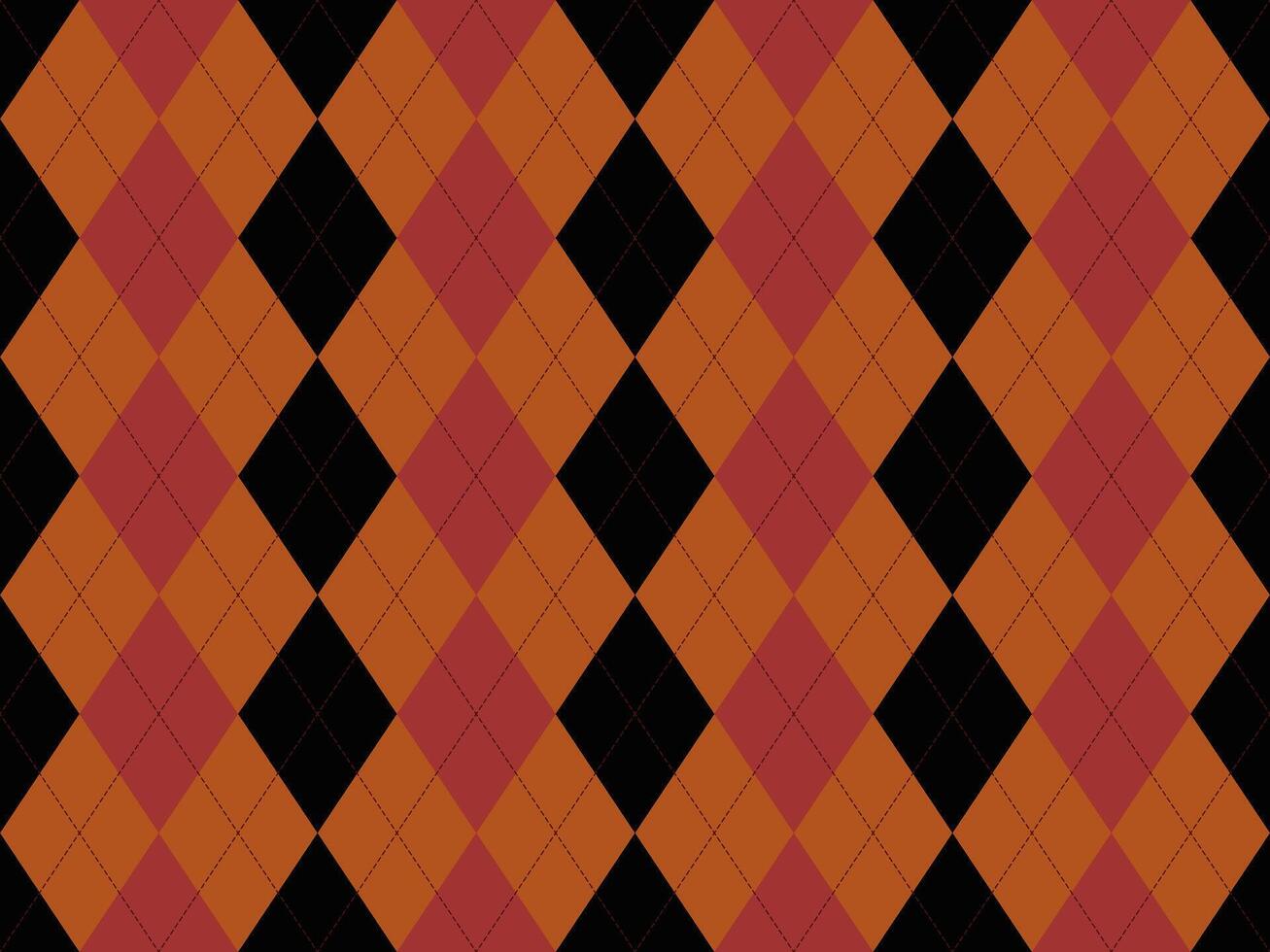 Stylish argyle pattern in autumnal hues. Perfect for fallthemed designs, backgrounds, or textiles. The geometric shapes create a sophisticated and timeless feel. vector