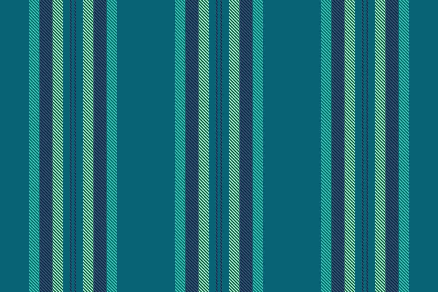 Gentle fabric vertical , material pattern background lines. Advertisement stripe textile seamless texture in cyan and dark colors. vector