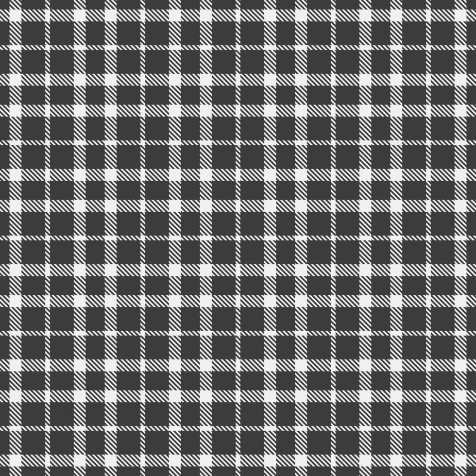 Curtain texture check textile, full fabric tartan. Online plaid background pattern seamless in grey and white colors. vector